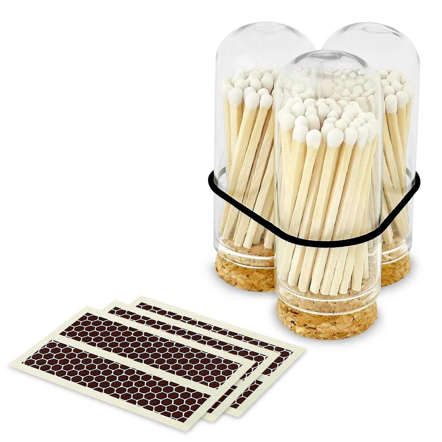 Decorative Matches: 2" Matches + Mini Cloche