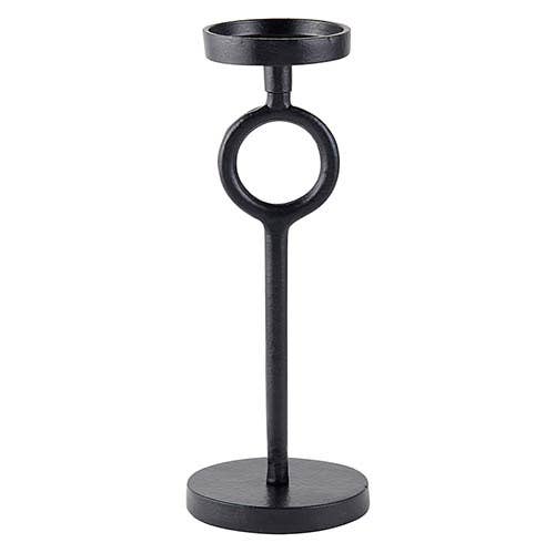 Black Metal Candle Holder Sm
