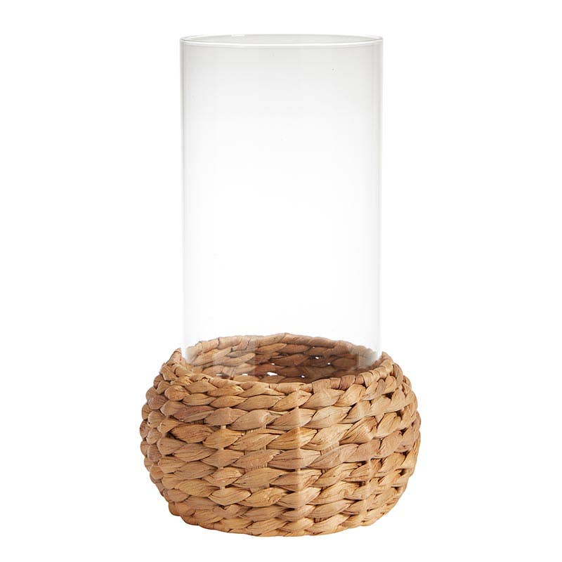 Seagrass Wrapped Hurricane - 2 Sizes