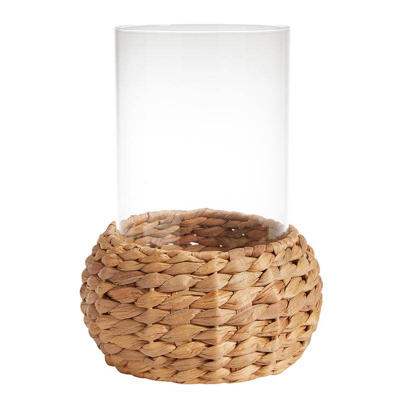 Seagrass Wrapped Hurricane - 2 Sizes