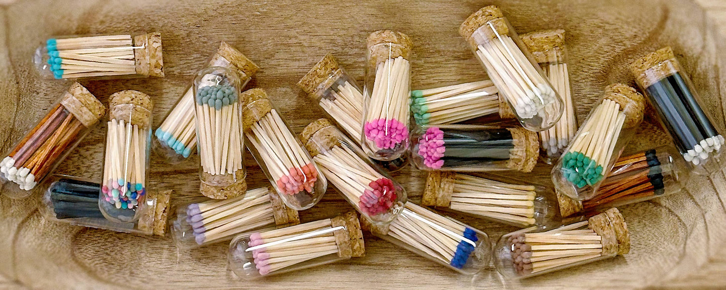 Decorative Matches: 2" Matches + Mini Cloche