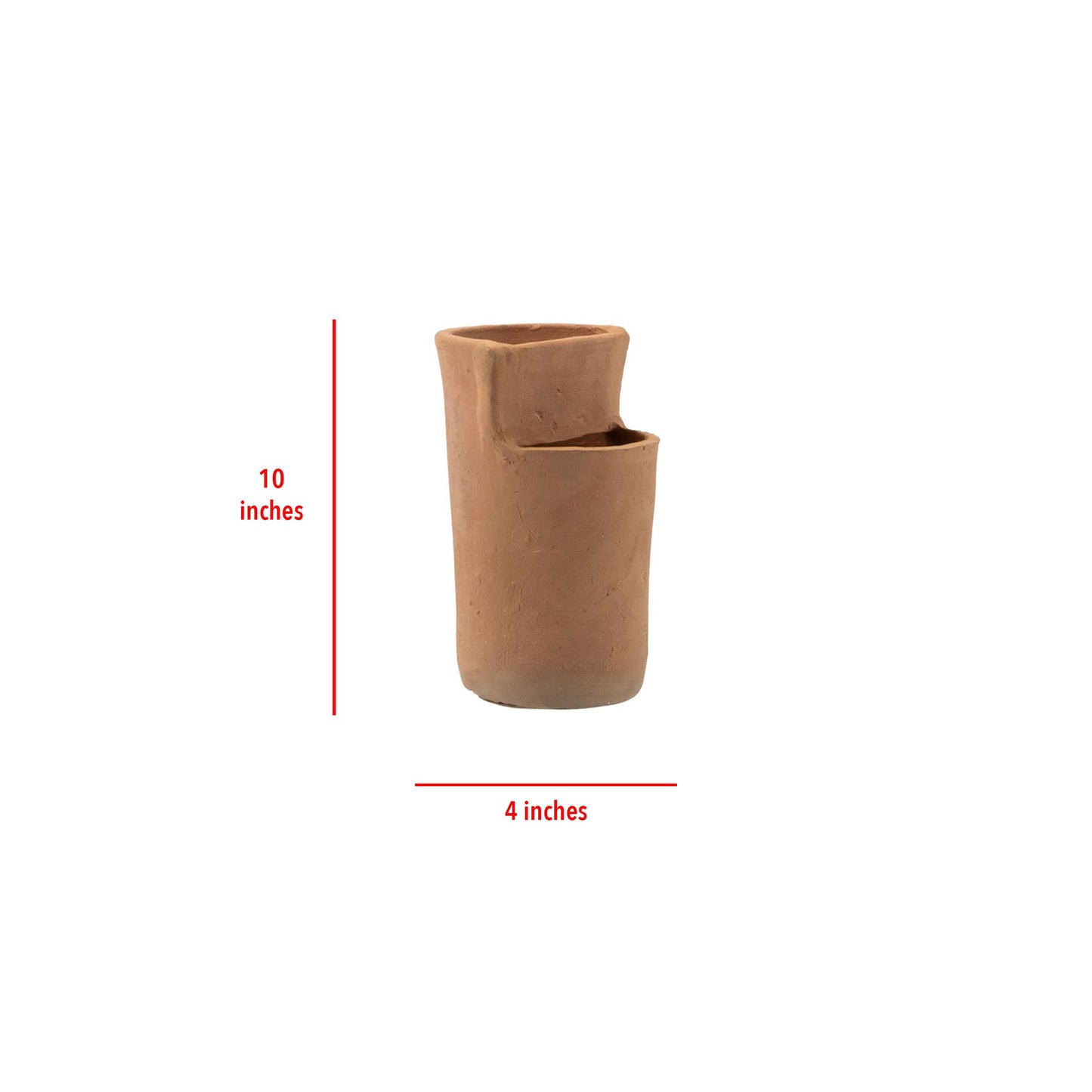 Terracotta Multiple Level Decorative Vase