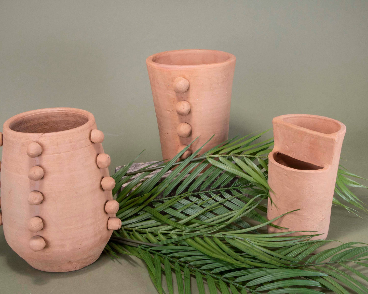 Terracotta Multiple Level Decorative Vase