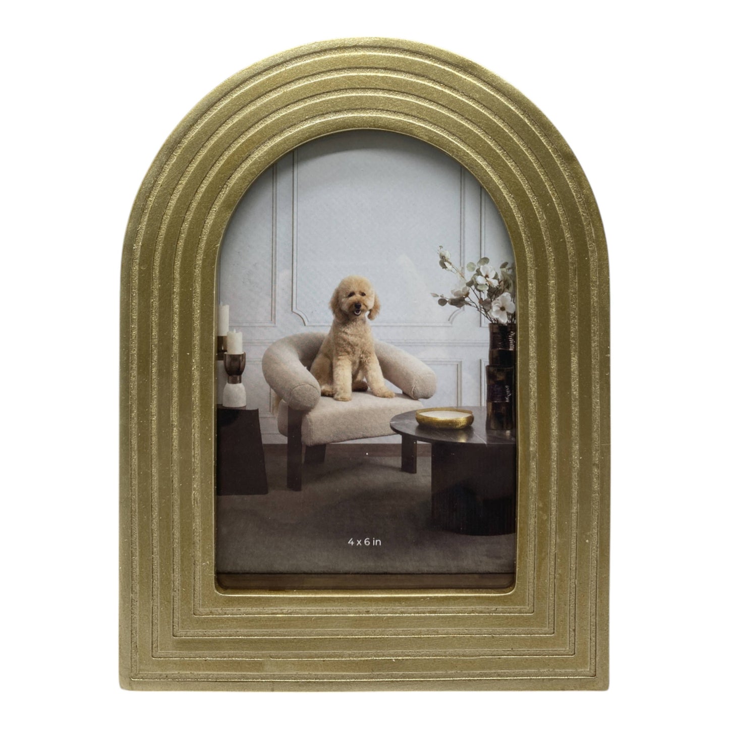 Gold Dome Arches Boho Photo Frame 4x6 in.