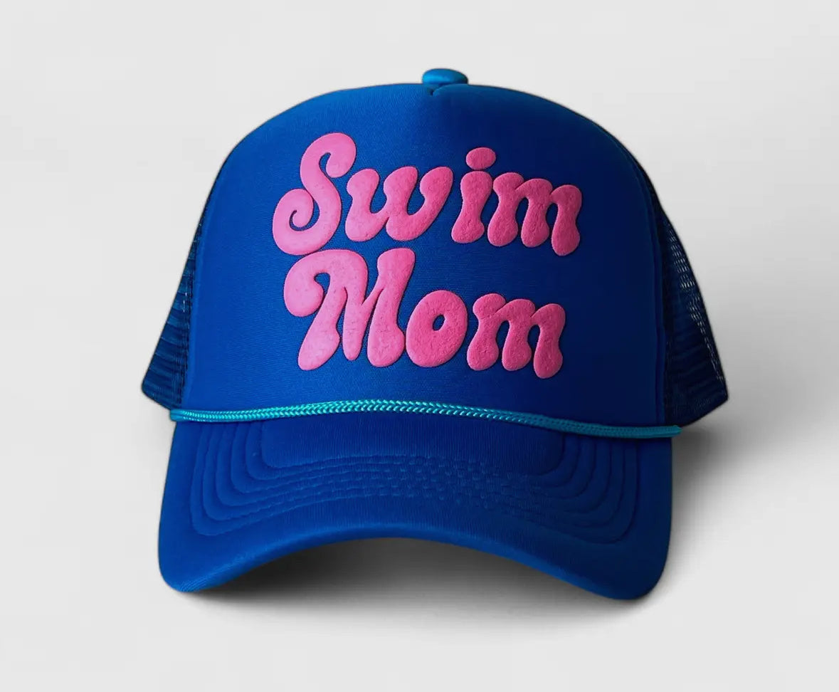 Swim Mom Trucker Hat
