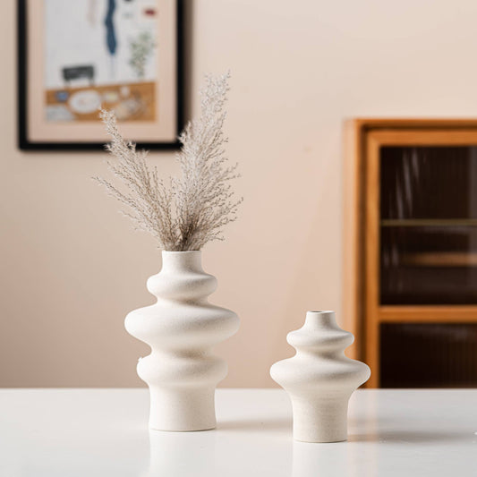Bubble Ceramic Vases - Set of 2