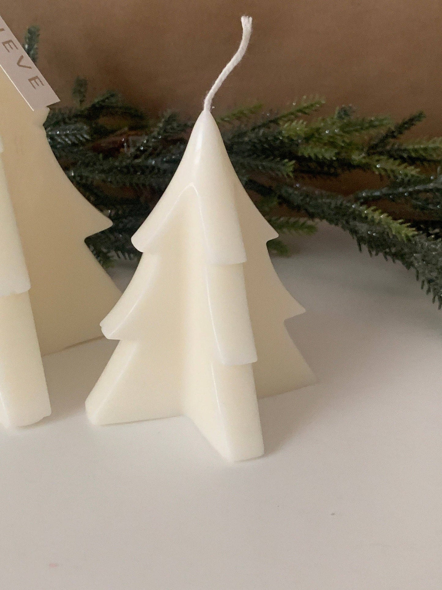 Handcrafted Christmas Tree Candle (Small) - Holiday Home Decor | Vintage Fresh