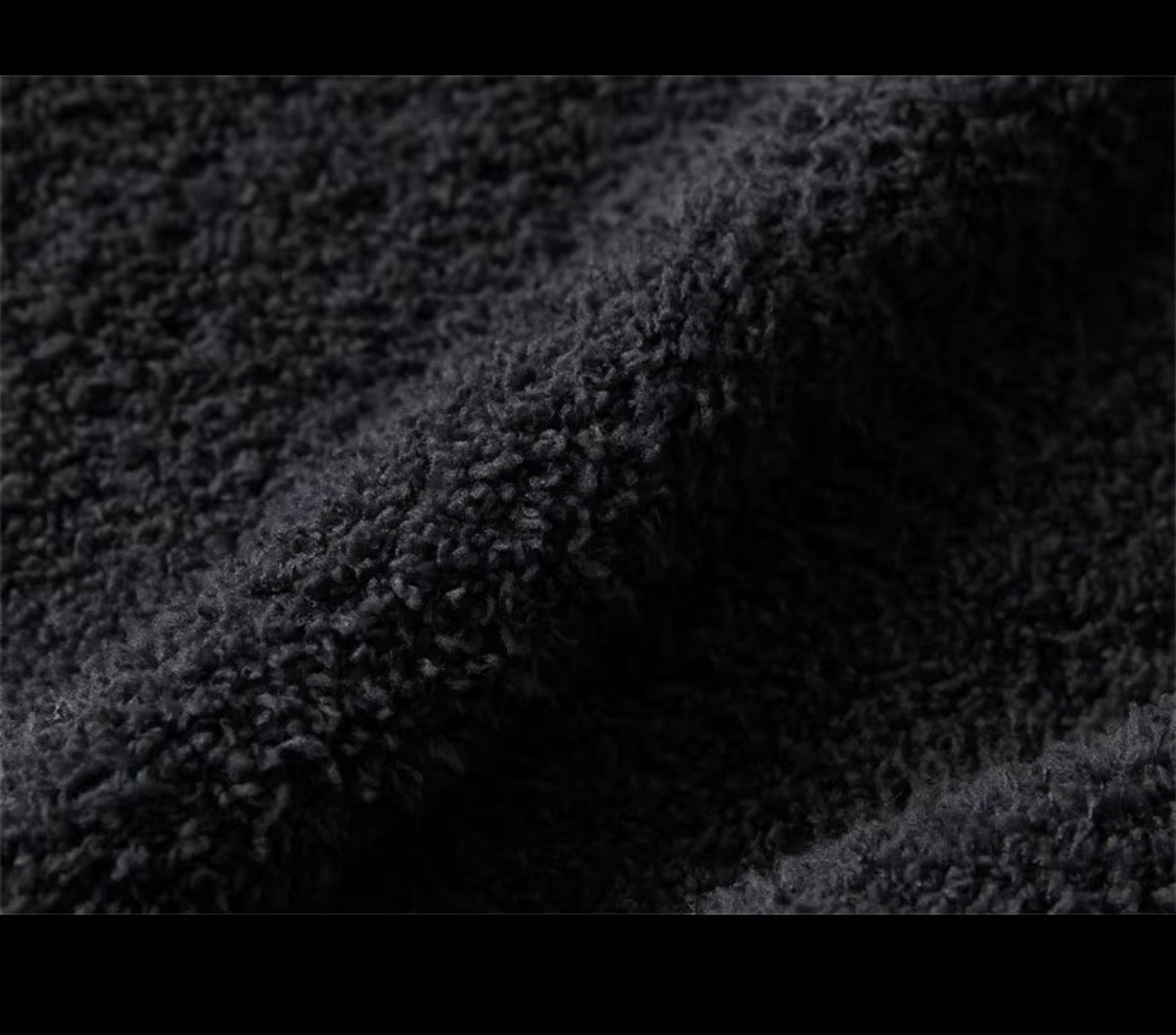 LUXE Ghost Blanket by Vintage Fresh | Black & White Halloween Throw Blanket (Preorder)