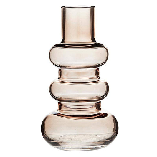 Glass Bubble Vase - Small - Brown