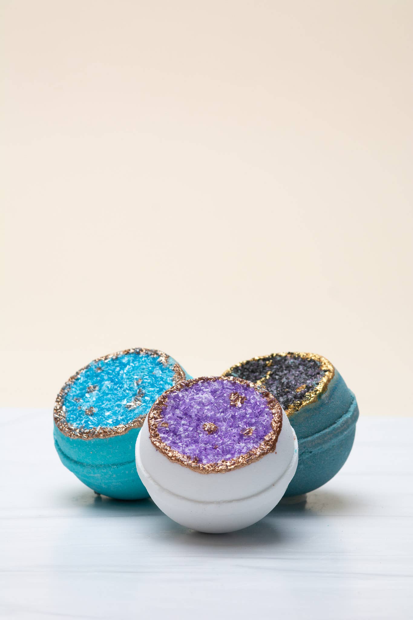 Crystal Geode Bath Bombs | Calm and Relax | Gift Set 💎