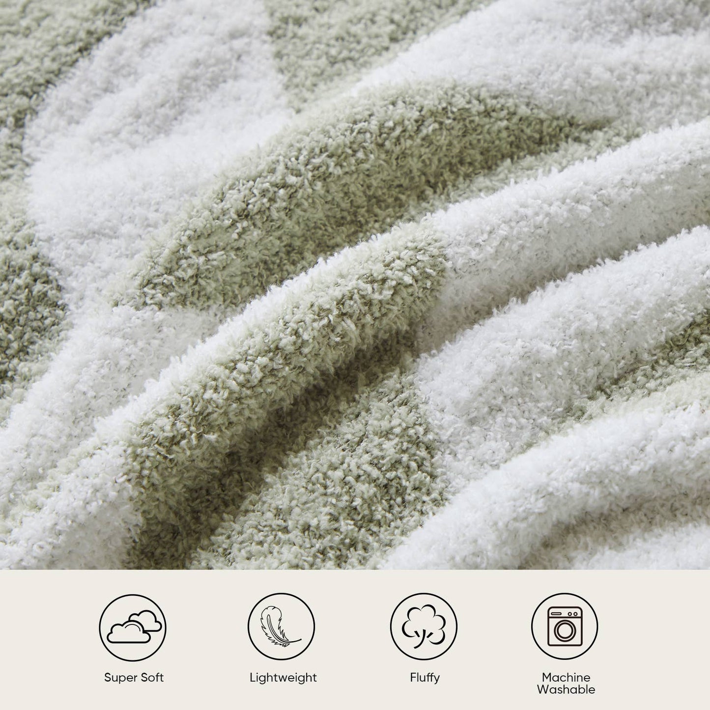 LUXE Chevron Throw Blanket Reversible  50x60"