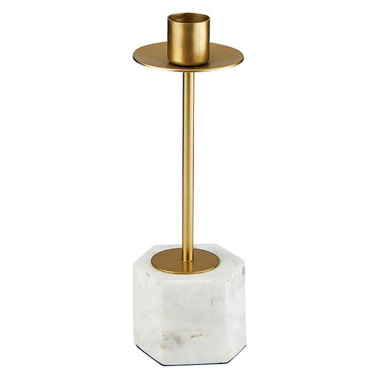 Gold Marble Candle Holder - Small