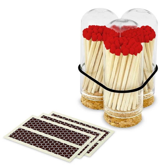 Decorative Matches: 2" Matches + Mini Cloche