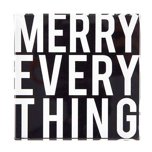 Festive Merry Everything Lucite Sign