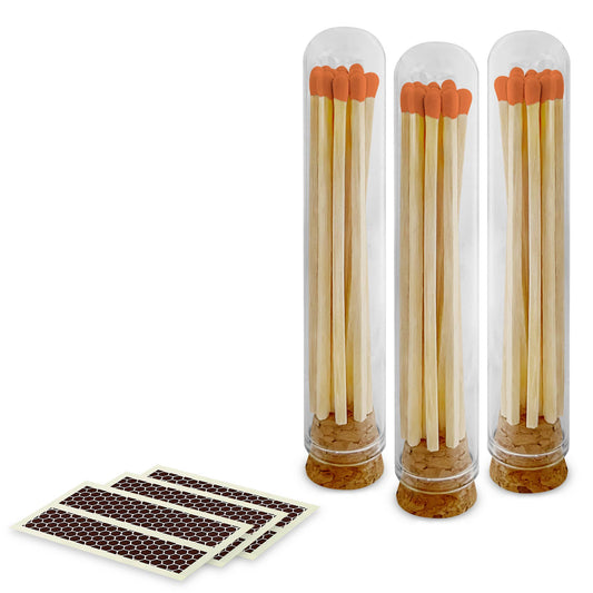 Decorative 4" Matches + Mini Cloche