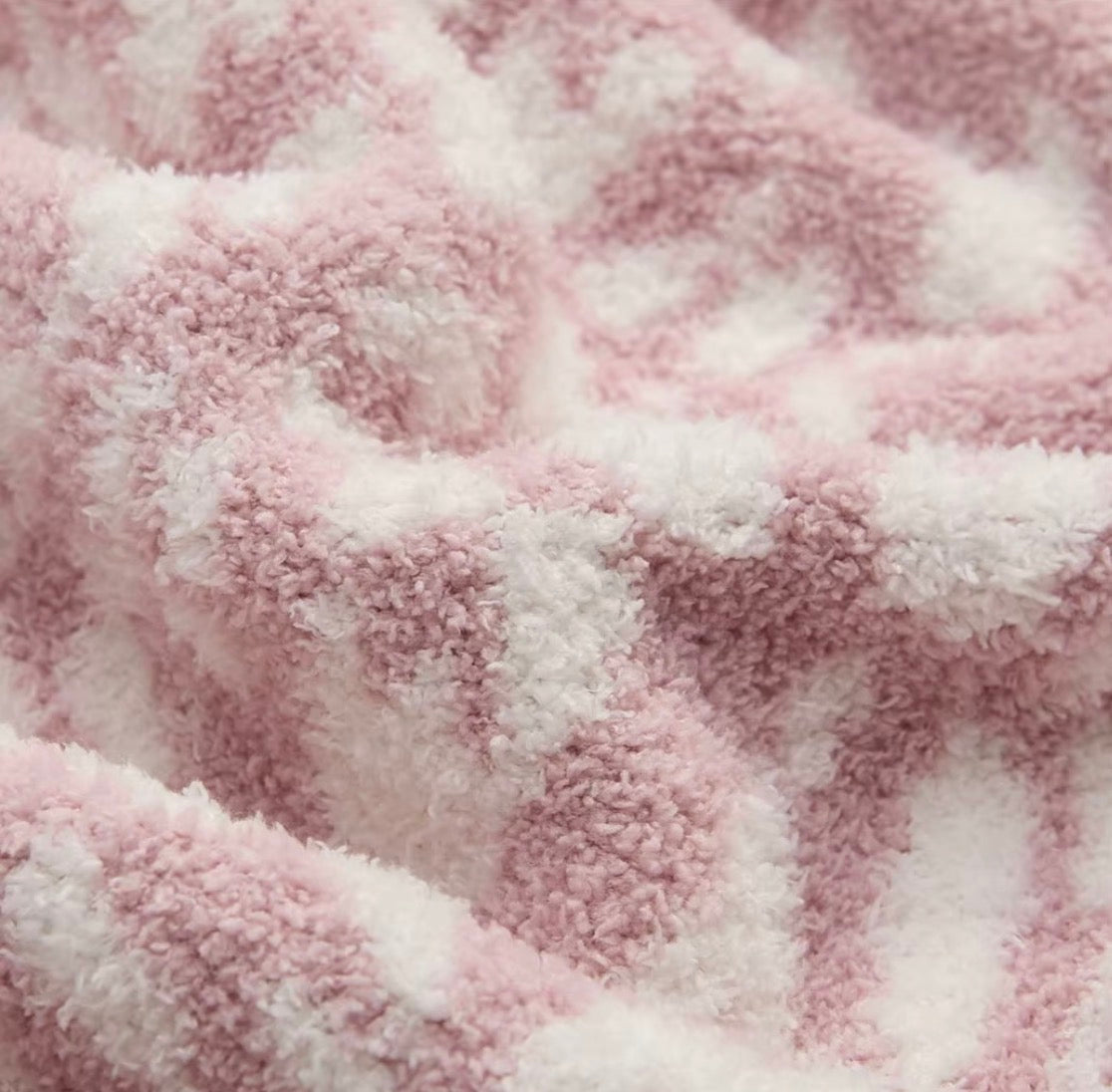LUXE Pink Leopard Blanket | Ultra-Soft 50” x 60” Throw Blanket