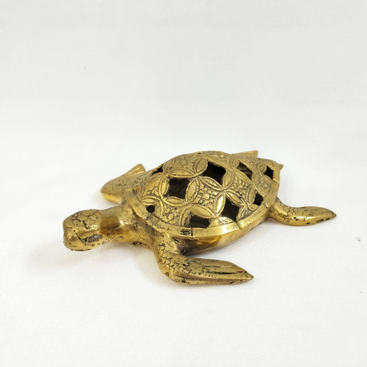 Brass Decor Batik Kerawang Turtle